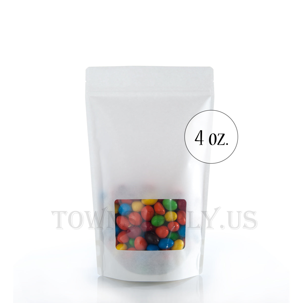 white Kraft bakery bags