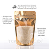 maple foil stand up pouch with clear poly front, 4 oz. bags - Town Supply