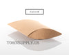 pillow boxes, natural Kraft, eco-friendly packaging, pack of 25 - Town Supply