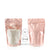 rose gold colored foil stand up pouch with clear poly front, 2 oz. high visibility bags - Town Supply